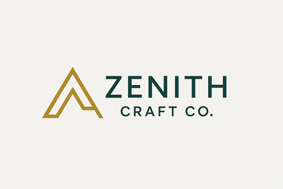 a custom logo for a random generated brand