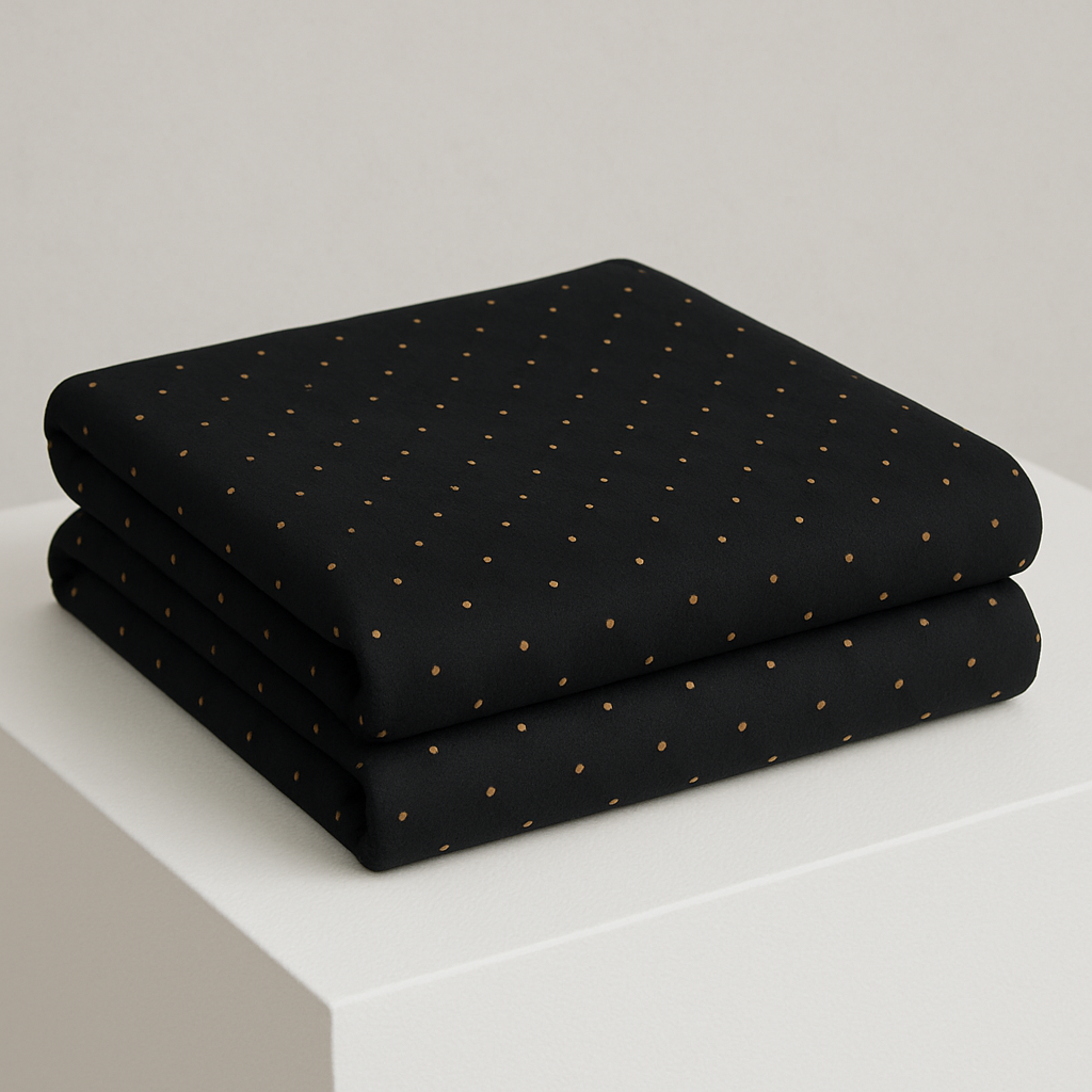 Black studded kaftan